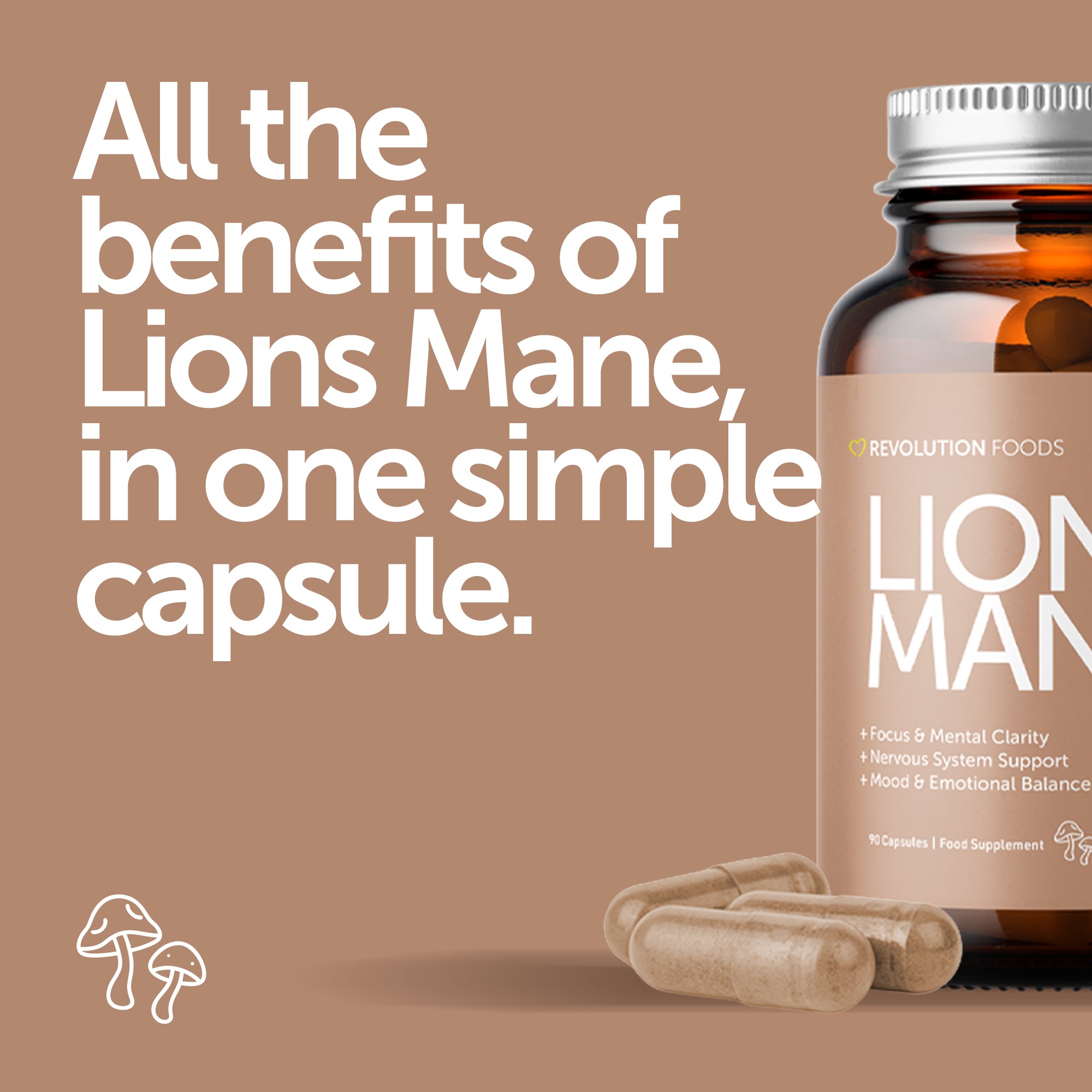 Lions Mane - Revolution Foods (pioneers in plant nutrition)