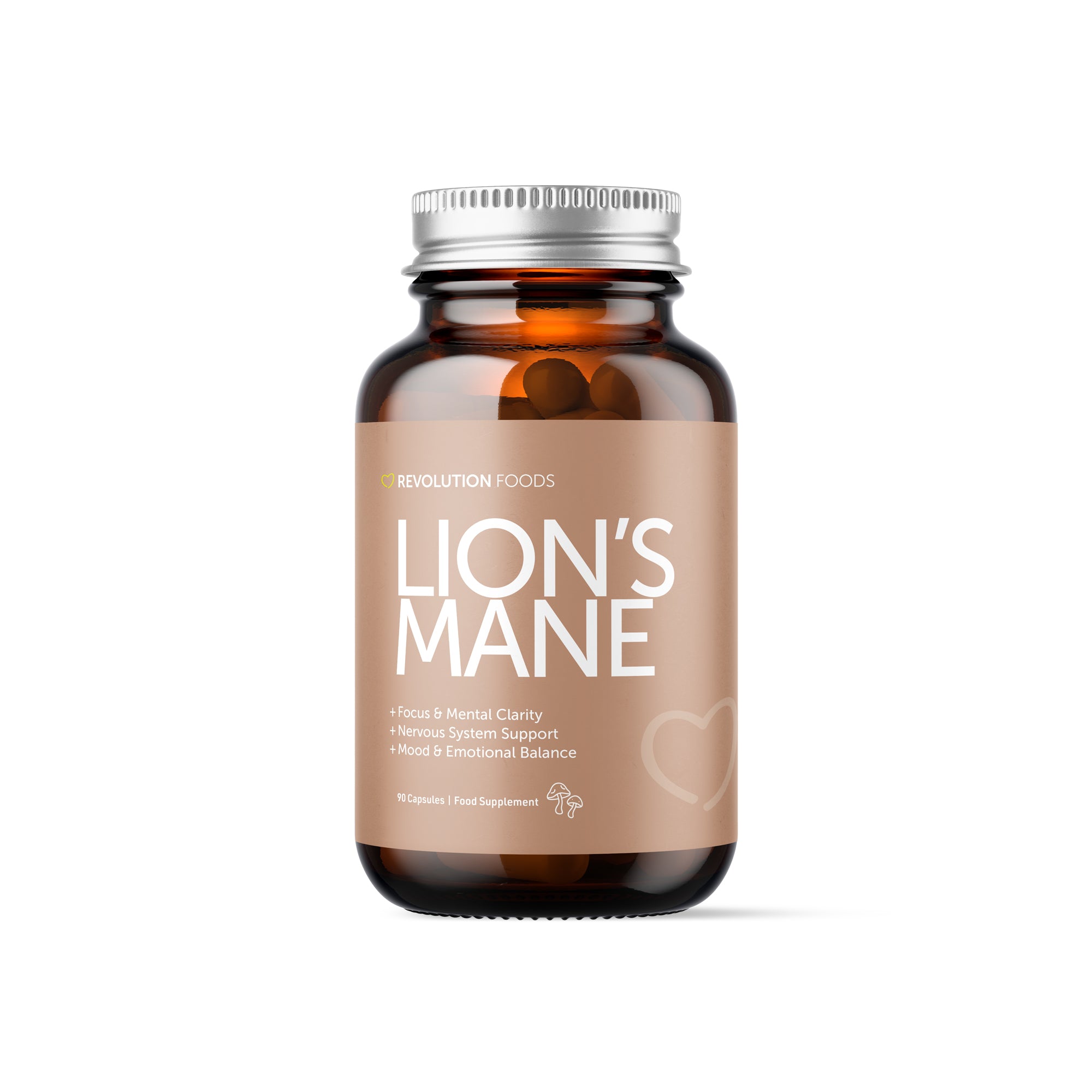 Lions Mane Capsules - Revolution Foods (pioneers in plant nutrition)