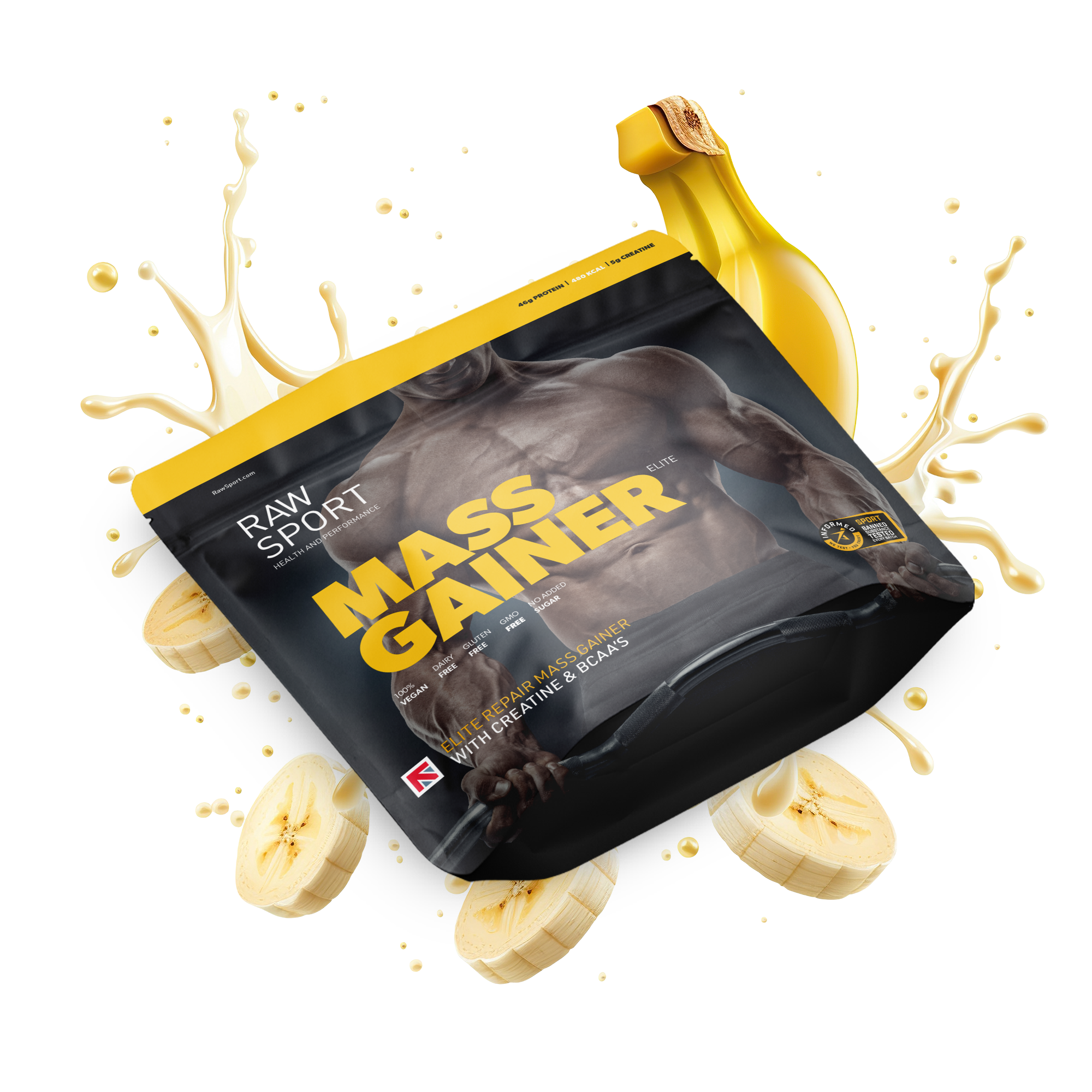 Mass Gainer Professional - Informed Sport - Revolution Foods (pioneers in plant nutrition)