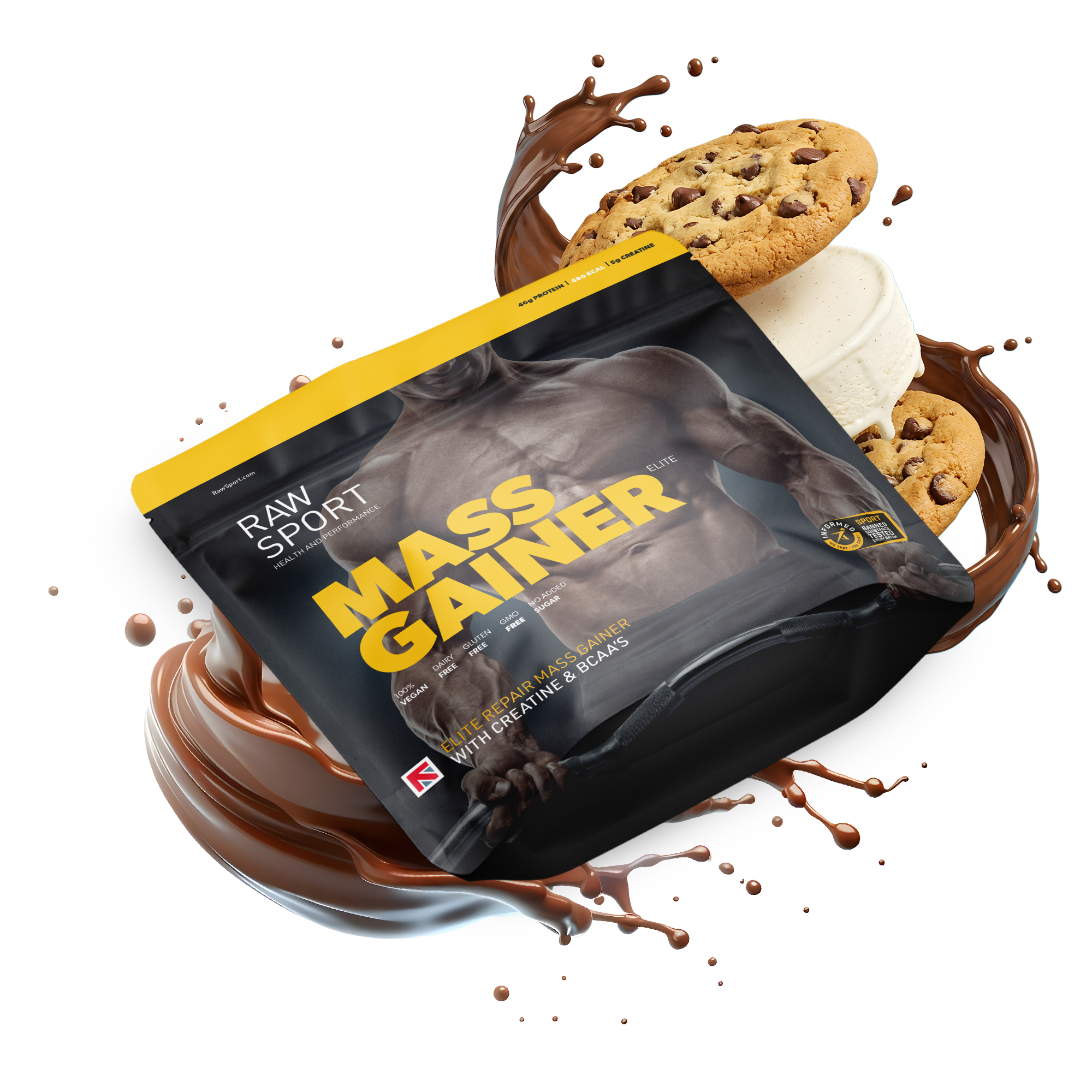 Mass Gainer Professional - Informed Sport - Revolution Foods (pioneers in plant nutrition)