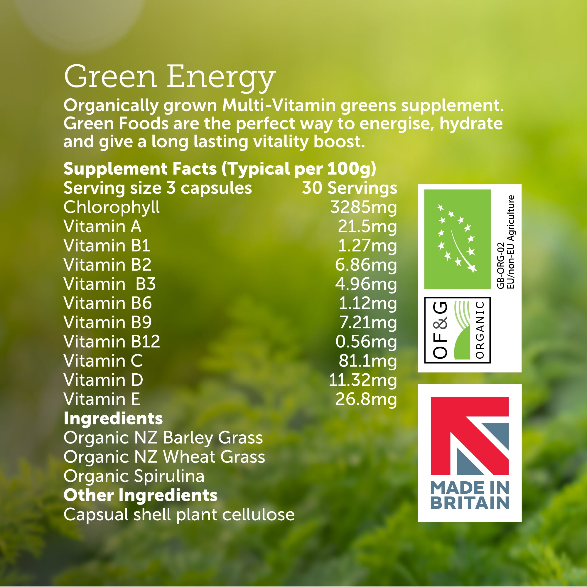 Greens Multi Nutrient Alkalising Capsules