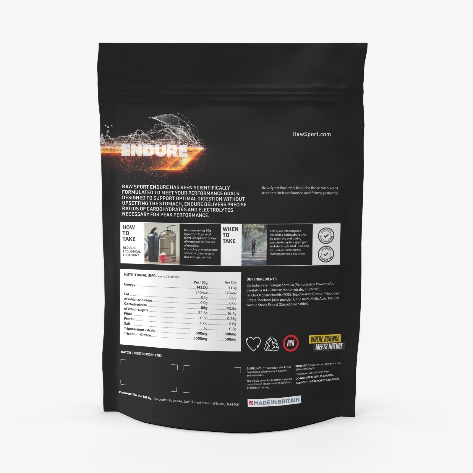 ENDURE - Revolution Foods (pioneers in plant nutrition)