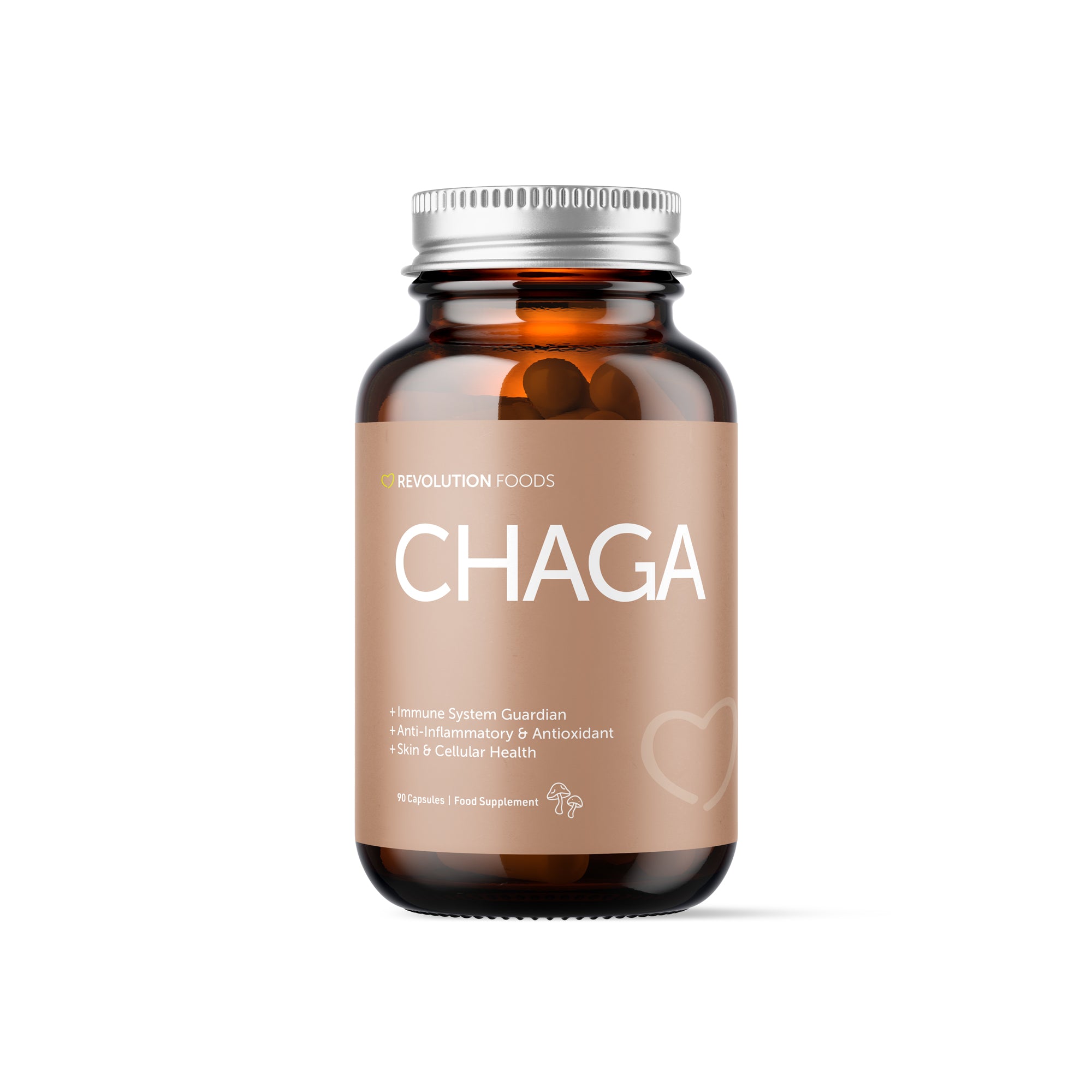 Chaga Capsules - Revolution Foods (pioneers in plant nutrition)