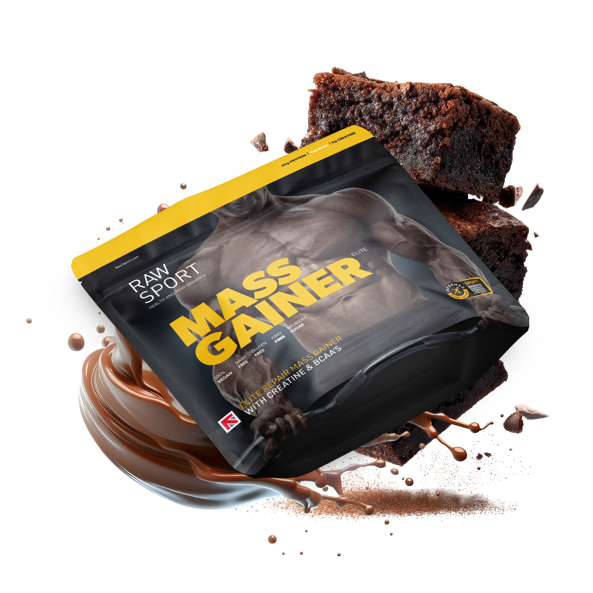 Mass Gainer Professional - Informed Sport - Revolution Foods (pioneers in plant nutrition)