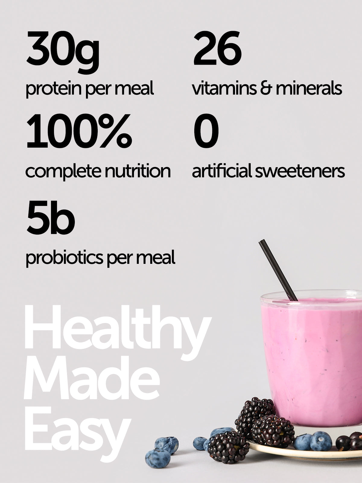 Complete High Protein Vegan Meal Replacement Shake
