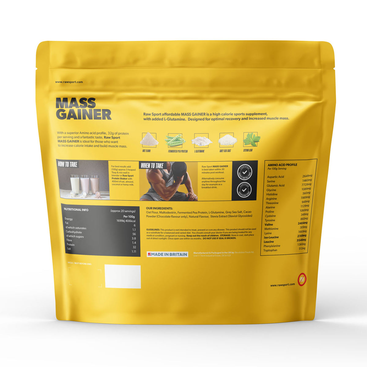Mass Gainer - Revolution Foods (pioneers in plant nutrition)