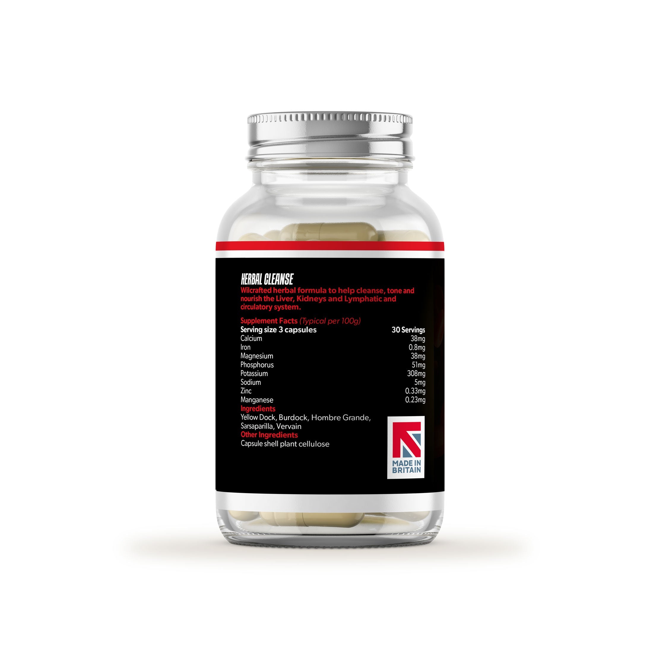 Herbal Cleanse | Liver Kidney Blood 90 capsules - Revolution Foods (pioneers in plant nutrition)