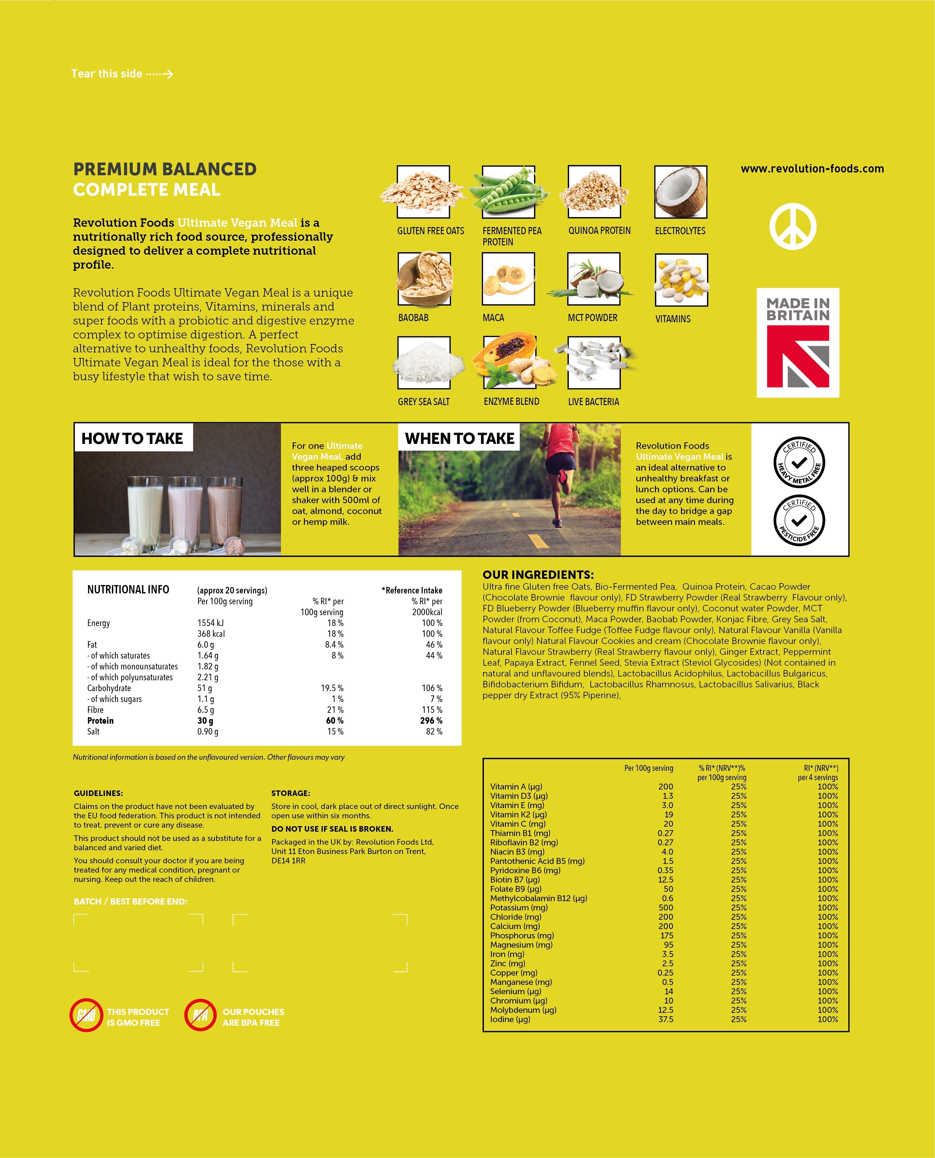 Ultimate Vegan Meal Replacement