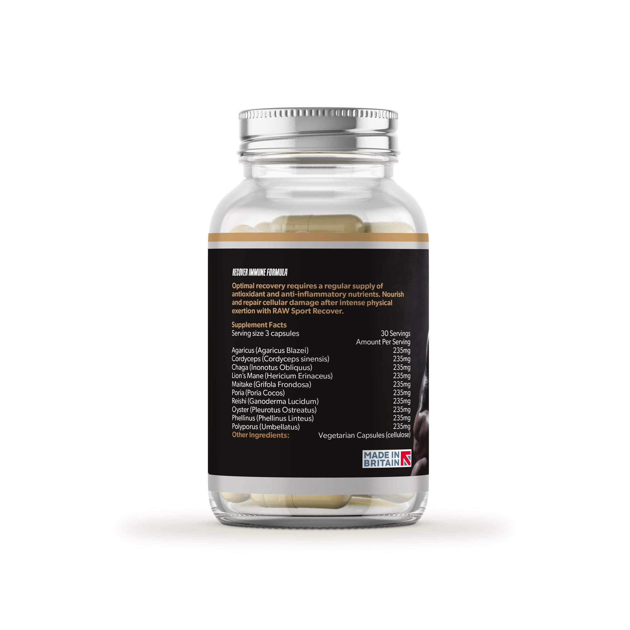 Immune + Recover MUSHROOM BLEND 90 CAPSULES - Revolution Foods (pioneers in plant nutrition)